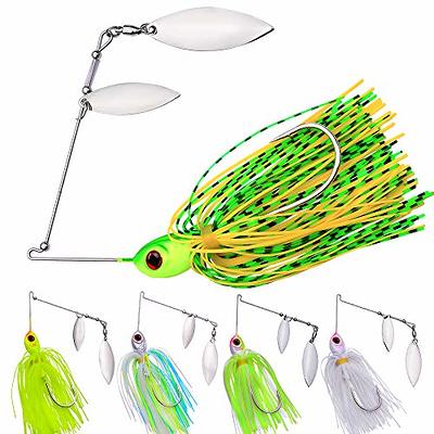 Cheap Metal Spinner Baits Fishing Lure with Rooster Tail Hook Carp Fishing  Tackle Life-like Fishing Hook