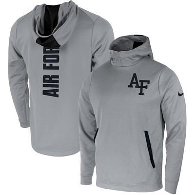 Men's Nike Royal Air Force Falcons Team Lockup 2-Hit Long Sleeve T-Shirt