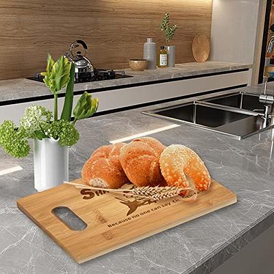 Brazos Home Large Organic Wood Cutting Board Used for Serving, Chopping  Fruit, Vegetables or Meat and as a Charcuterie