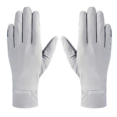 Women's UPF 50+ Ultra Thin Summer UV Protection Screen Touch Driving Gloves