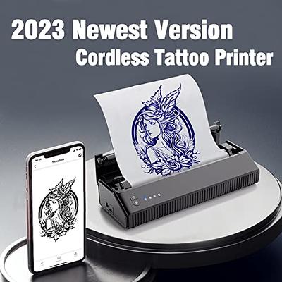 ItriAce M08F Tattoo Stencil Printer,Bluetooth Wireless Thermal Tattoo  Printer Machine, with 10 Sheets Transfer Copier Paper for Tattoo  Artist,Compatible with Android, iOS, Phone and Laptop - Yahoo Shopping