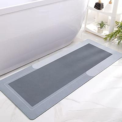 Super Absorbent Floor Mat, Ultra Thin Bathroom Rugs With Rubber