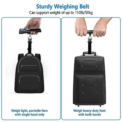 Hyindoor 50kg 110lb Luggage Scale with Tape Measure and Flashlight Portable Luggage  Scales for suitcases Digtal Luggage Weight Scale - Yahoo Shopping