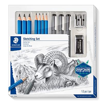 Staedtler Mars Lumograph Sketching Pencil Set 6/set 2/pack 52368