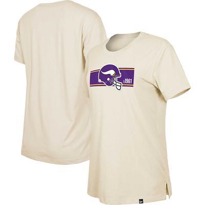 New Era Women's Baltimore Ravens Space Dye Glitter Purple T-Shirt