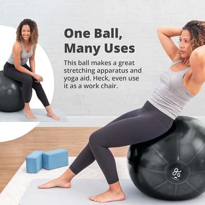 65cm Black Exercise Stability Ball