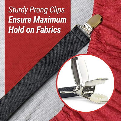 Bed Sheet Holder Straps, Adjustable Bed Sheet Fasteners and Triangle  Elastic Mattress Cover Clips Suspenders Grippers Fasteners Heavy Duty  Keeping