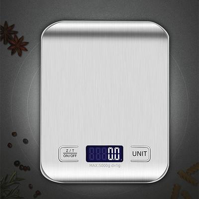 Kitchen Scale, Max 7lb Small Digital Kitchen Scale Weight Grams and oz for  Cooking Baking, Food Scale 1g/0.1oz Precise Graduation, Stainless Steel  Scale - Yahoo Shopping