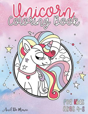 Unicorn Coloring Book For Girls Ages 8-12: Coloring Pages For Kids with  Cute and Funny Unicorns, 60 Images To Color (Paperback)