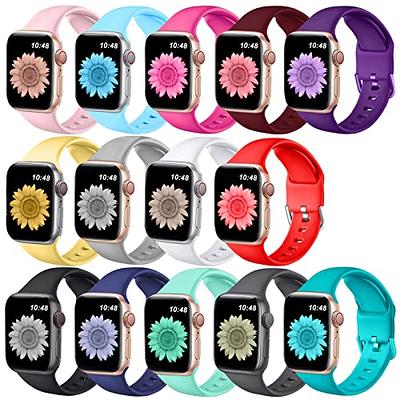 Soft Silicone Strap For Apple Watch Band Ultra 49mm 44mm 45mm 42mm 41mm  Sport rubber Watchband iWatch Serise 8 7 6 5 4 Bracelet