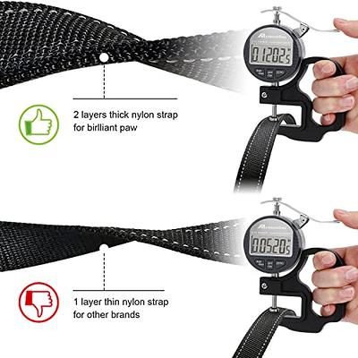 Brilliant Paw Double Handle Dog Leash, 6 Ft Reflective Walking Lead,  Comfortable Padded Handles for Safety, Easy Control, 2 Layer Heavy Duty Dog  Training Leash for Medium and Large Dog (Black/Red). 