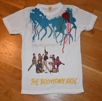 1978 The Boomtown Rats Vintage Ultra Rare 70's Concert Tour Original Punk Rock  Tee T-Shirt