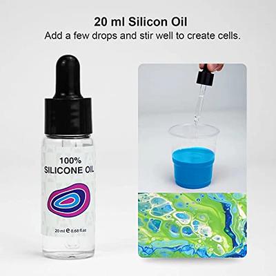 AUREUO Acrylic Pouring Paint Set - 4 Colors 8 Oz./ 240ml Bottles