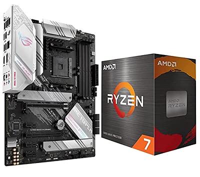 ASUS ROG Strix B550-A Gaming AMD AM4 Zen 3 Ryzen 5000 & 3rd Gen Ryzen ATX  Gaming Motherboard (PCIe 4.0, 2.5Gb LAN, BIOS Flashback, Dual M.2 with  heatsinks, Addressable Gen 2 RGB