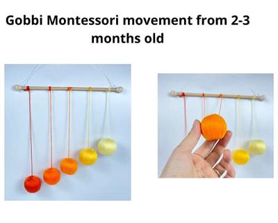 Set of 4 Montessori Mobiles Munari Mobile, Octahedron Mobile, Gobbi Mobile,  Dancers Mobile 