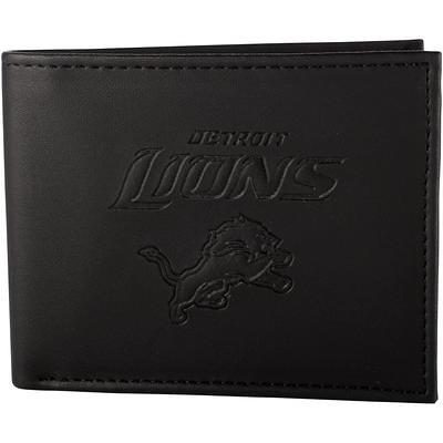 Men's Detroit Lions Black Hybrid Tri-Fold Wallet