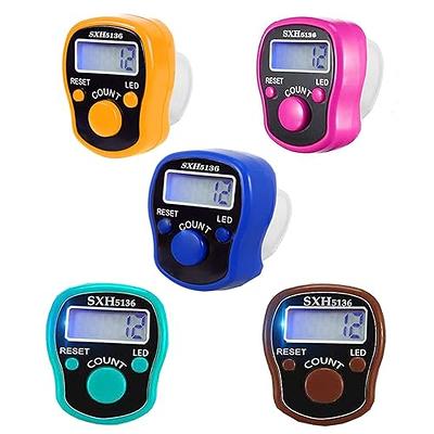 TopTie ABS Hand Tally Counter, 4-Digit Mechanical Golf Clicker Counter  Handheld, Lap Number Counter - Black - Yahoo Shopping