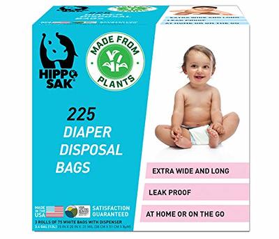 Plant Based - Hippo Sak Tall Kitchen Bags with Handles, 13 Gallon (90 Count)