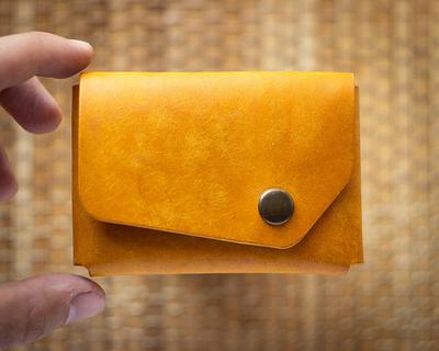 Minimalist Leather Wallet for Men Card Holder for Women Slim 