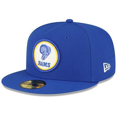 Men's New Era Cream/Royal Los Angeles Rams 2022 Sideline