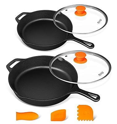 Vollrath 59738 5 1/4 x 5 1/4 Pre-Seasoned Mini Cast Iron Square Skillet