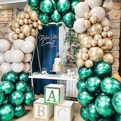 PartyWoo Green Balloons, 120 Pcs 5 inch Hunter Green Balloons, Latex Balloons for Balloon Garland Balloon Arch As Party Decorations, Birthday