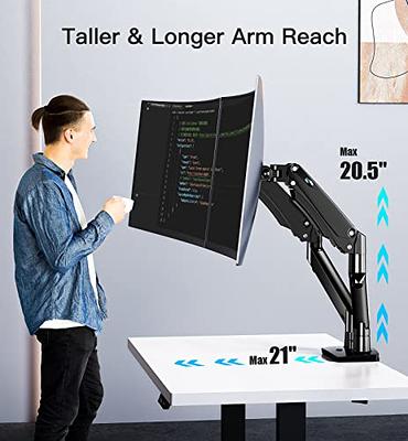  HUANUO Dual Monitor Stand, Max Load Capacity 22 lbs, Dual  Monitor Mount Holds Screens up to 30 inches, Dual Monitor Arm with Height  Adjustable, Tilt, Swivel, Rotation, VESA 75/100mm : Electronics