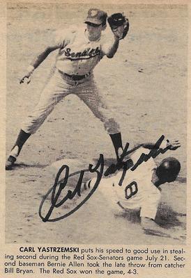 CARL YASTRZEMSKI Photo Collage Print BOSTON Red Sox Baseball 