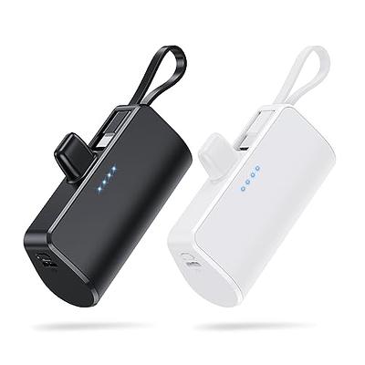 iWALK Small Portable Phone Charger Power Bank 4500mAh Power Charger,  Compatible with iPhone 14/13/12, Black 