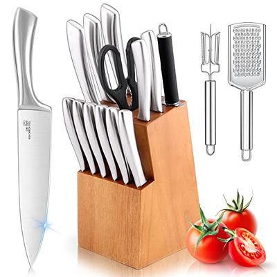 Enoking 6 Piece Knife Block Set. New. Open Box For Pictures.