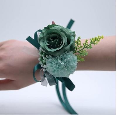  CASDRE Bride Wedding Wrist Corsage Bridal Hand Flower