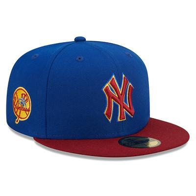  New Era Mens New York Yankees World Series 2000 Collection  59Fifty Fitted Hat, Adult, Navy, 7 1/2 : Sports & Outdoors