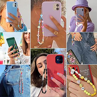 String Mobile Phone Chain Wrist Strap Mobile Phone Decor Decorative Phone  Rope Hanging Phone Wristlet Strap for Wallet Wrist Lanyard Long Cellphone