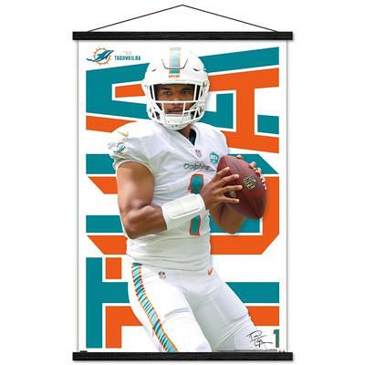 Trends International NFL Buffalo Bills - Josh Allen 18 Framed Wall Poster Prints Black Framed Version 22.375 x 34