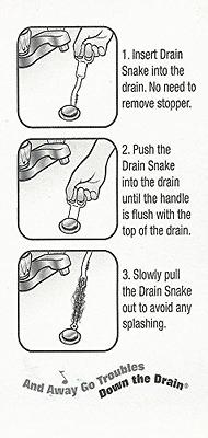 Drainsoon 30 Inch Hair Snake Drain Clog Remover (5 Pack), Nylon
