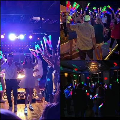  Lejof 30Pcs Giant Foam Glow Sticks Bulk - 3 Modes Colorful  Flashing,Long Lasting Big Glow Sticks for Wedding, Birthday,Raves,Dance  Floor, Concert, Party Favors for Kids Adults : Toys & Games