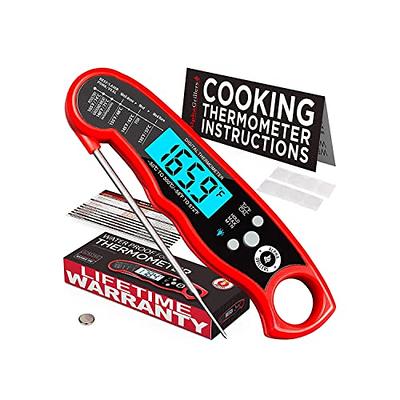 Instant Read Meat Thermometer with Probe for Cooking Fast Precise  Waterproof Digital Food Thermometer BBQ and Kitchen Baking - AliExpress