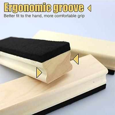 Traditional Chalkboard Eraser Premium Quality Wooden Chalk Eraser for Chalk  and Dry-Erase Board Cleaning Eraser