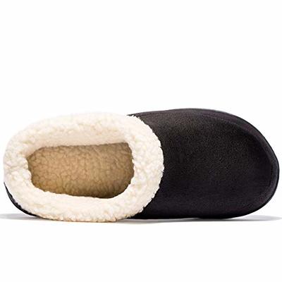 Women's Cozy Memory Foam Slippers Fuzzy Wool-Like Plush Fleece Lined