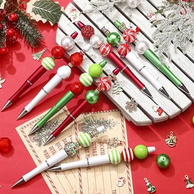 Gueevin 150 Pcs Christmas Beadable Pen for Kids Christmas