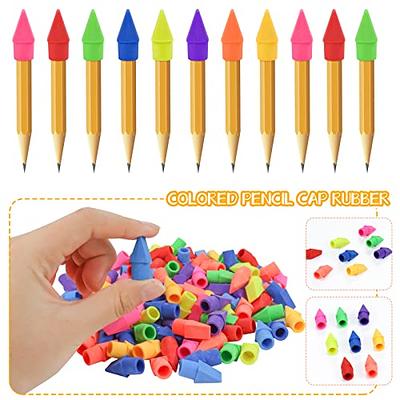 500 Pack Pencil Eraser Caps, Latex Free Pencil Pencil Eraser Toppers,  Arrowhead Caps Erasers School Erasers for Kids, School Supplies for  Teachers