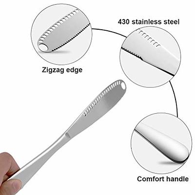 Butter Knife, Multifunctional Stainless Steel Butter Spreader for