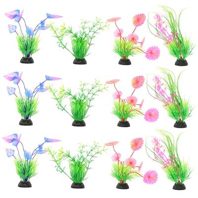  Didiseaon 8 Pcs Aquarium Landscaping Betta Fish Tank  Accessories Small Betta Fish Tank Decorations Fish Aquarium Fake Fish Tank  Aquarium Accessories Purple Decor Freshwater Plastic : Pet Supplies