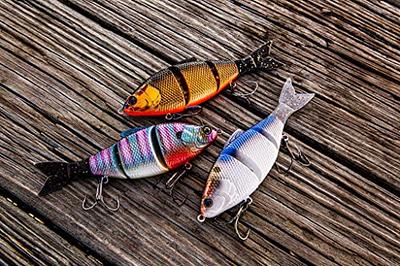 Dr.Fish Paddle Tail Swimbaits, Soft Plastic Baits for Bass Fishing