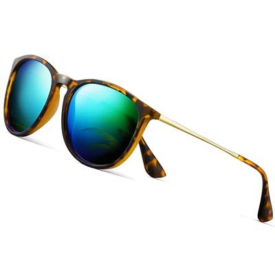 Round Sunglasses with Side Shields - UVA and UVB Protection - Gradient  Colors - Yahoo Shopping