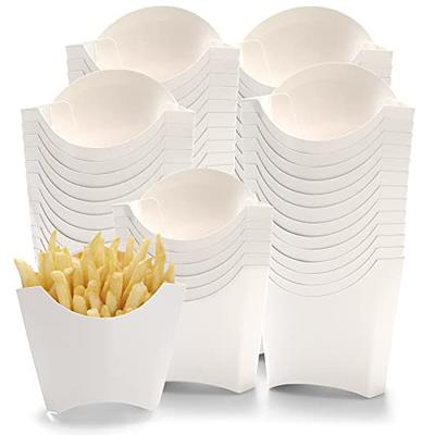 50 Pack 4oz French Fry Containers French Fry Box Disposable Small Fr