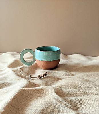 Blue Ceramic Espresso Cups