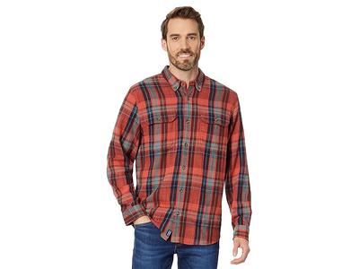 Men's Fleece-Lined Flannel Shirt, Snap Front, Slightly Fitted