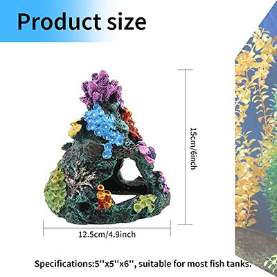 Aquarium Decorations, Resin Coral Rock Mountain Cave Fish Tank