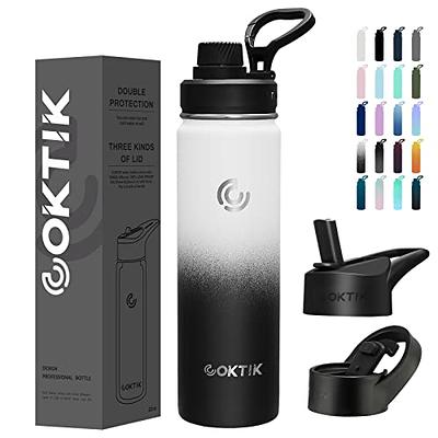  RHINOSHIELD AquaStand Magnetic Bottle 23 oz  Round Mouth  Stainless Steel Insulated Water Bottle, Sport Bottle with MagSafe  Compatible Handle, Tripod with Adjustable Angles, Leak Proof - Classic  White : Sports & Outdoors